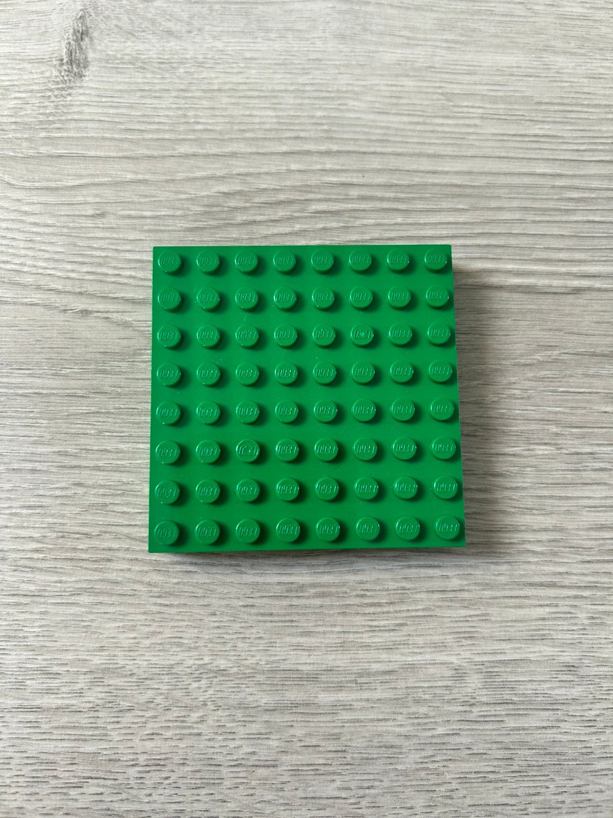 Lego brick groen 8x8 (10x), Overige thema's, Verzenden, Lego, Zo goed als nieuw