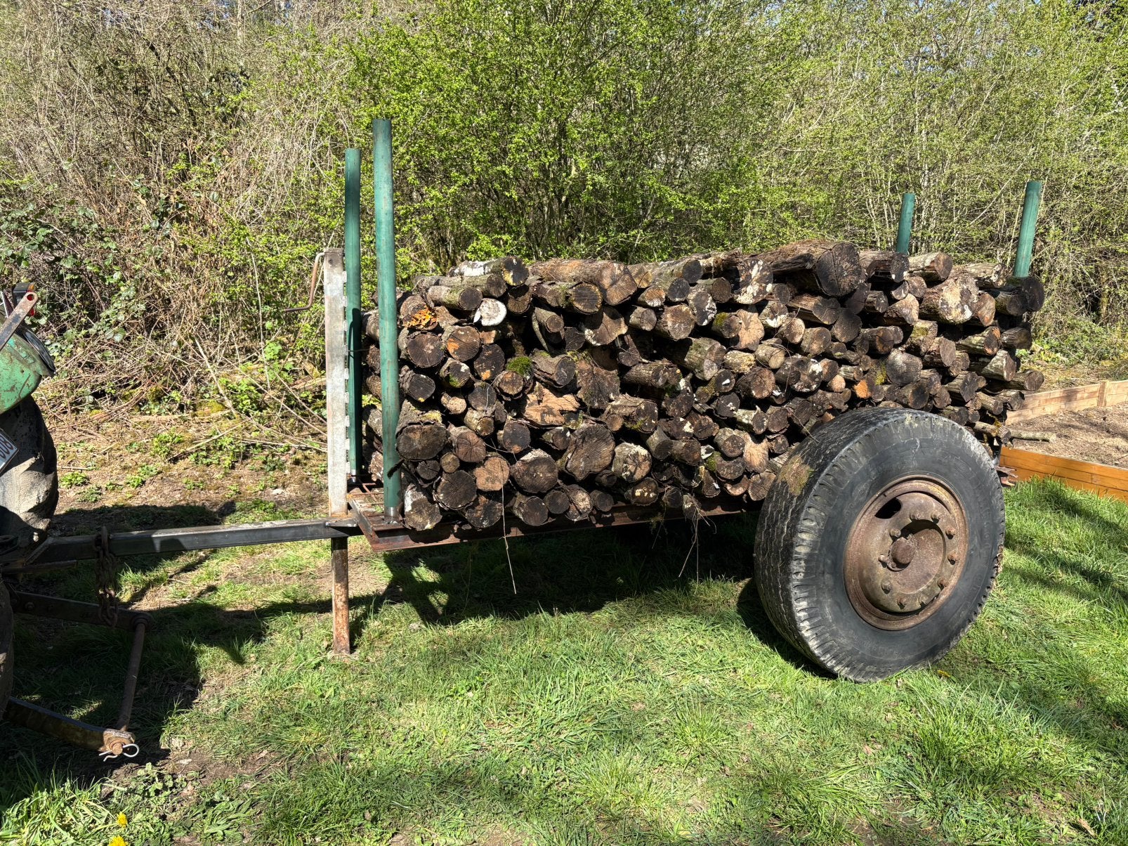 Remorque a bois 4 stères, Enlèvement