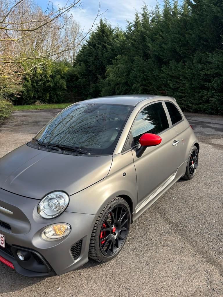 Fiat 595 pista, Auto's, Voorwielaandrijving, Stof, Zwart, 1 kW