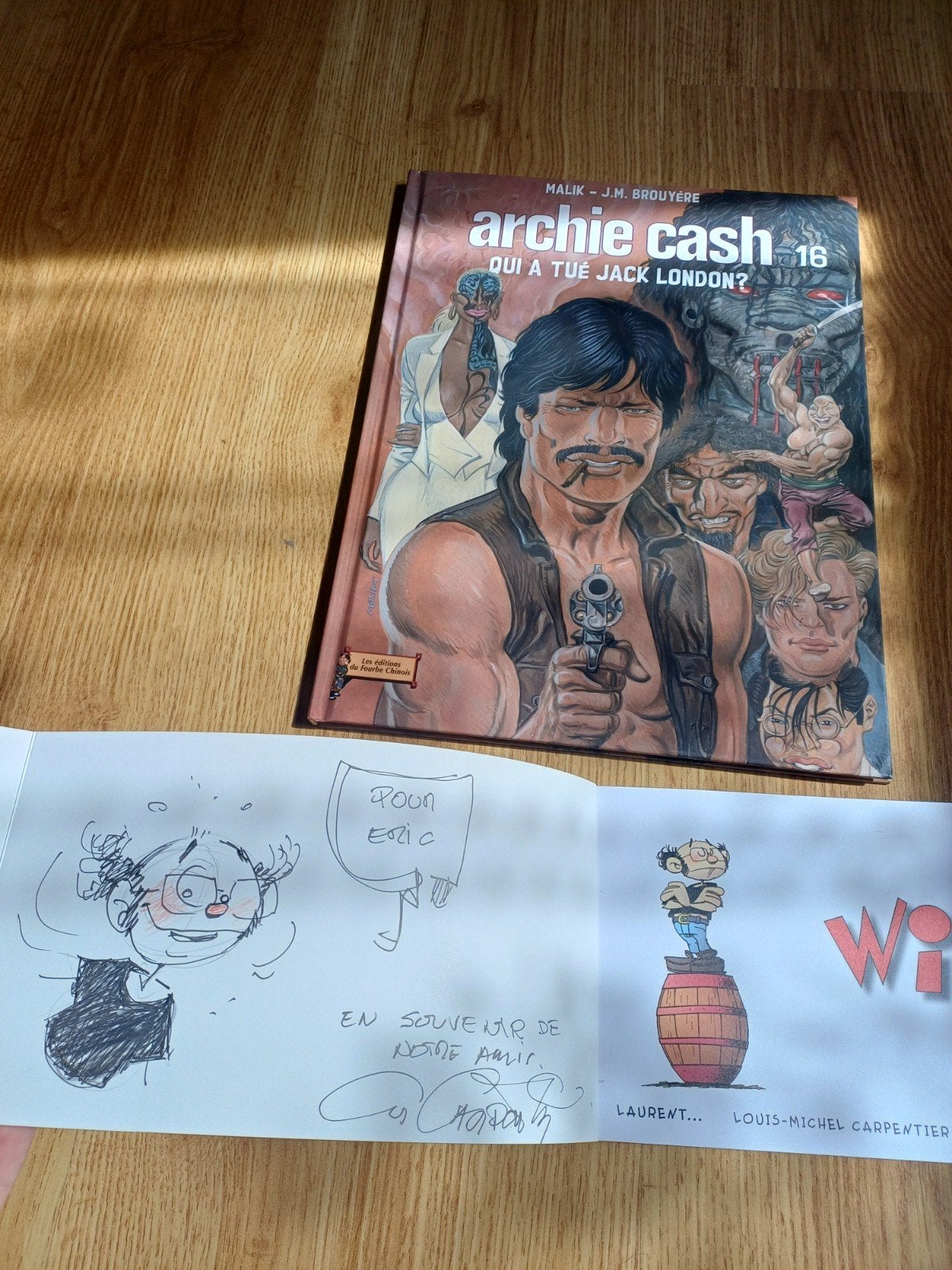 BD Archie Cash 16 + toewijding + supplement, Eén stripboek, Ophalen of Verzenden, Zo goed als nieuw, Malik.