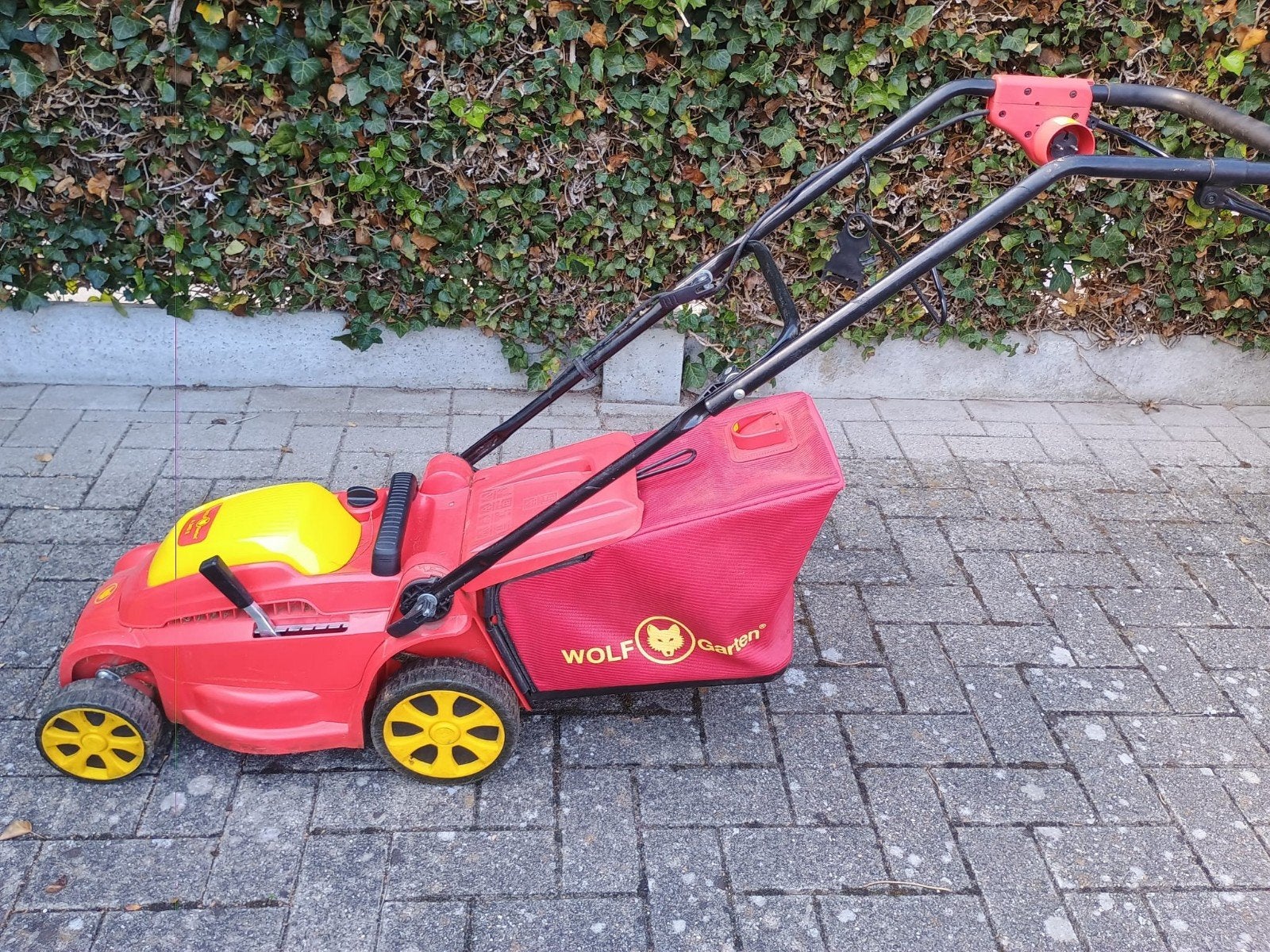 Wolfgarten elektrische grasmaaier 1400W,maaibreedte 38cm, Fonction de mulching, Wolf garten, 30 à 39 cm, Enlèvement