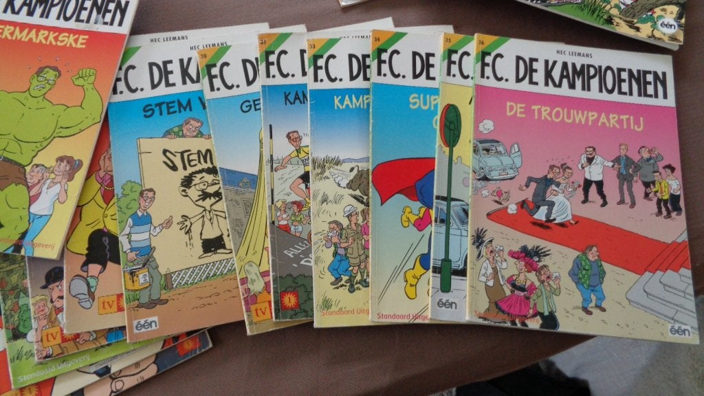 F.C. De Kampioenen strips, Boeken, Stripverhalen, Meerdere stripboeken, Ophalen, Zo goed als nieuw