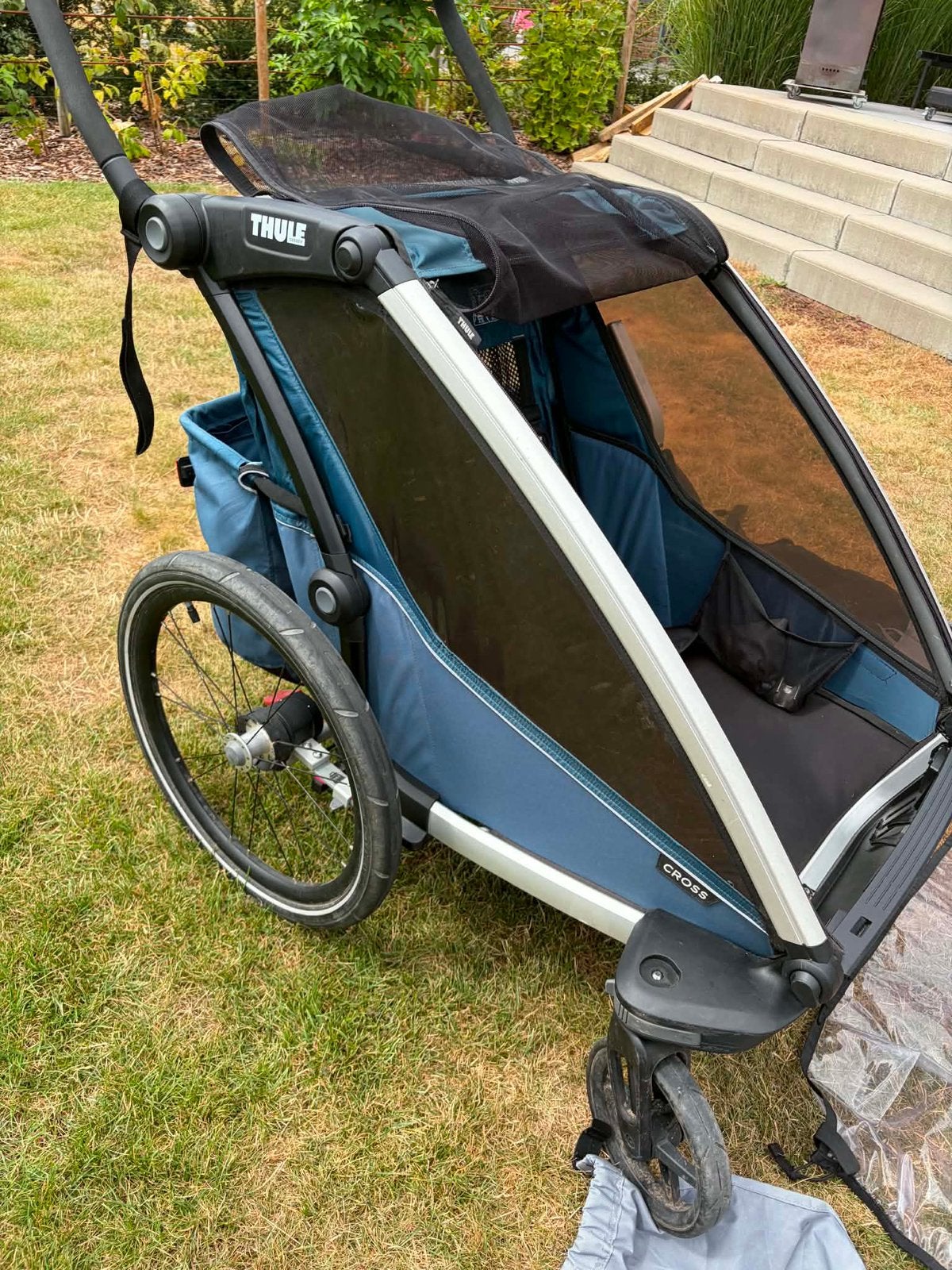 Thule cross, Enlèvement, Utilisé, Remorque pour enfant, Suspension
