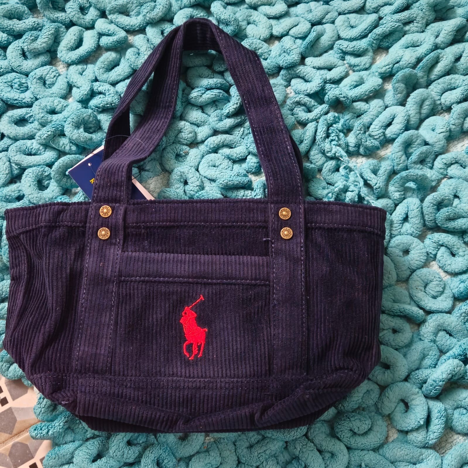 Ralph Lauren handtas, Handtassen en Accessoires, Ophalen of Verzenden, Nieuw, Blauw, Handtas