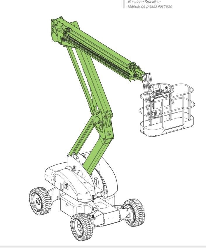 Niftylift HR21DE scissor package parts whole boom