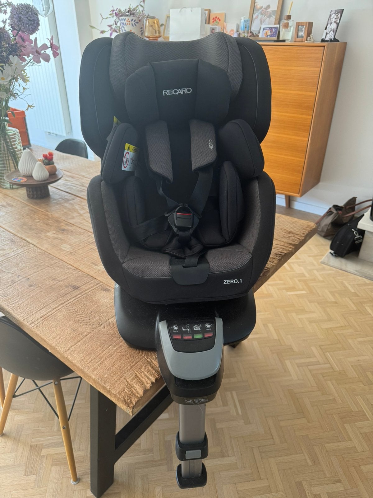 Autostoel Recaro zero 1, Kinderen en Baby's, Autostoeltjes, Gebruikt, Verstelbare rugleuning, Isofix, Ophalen