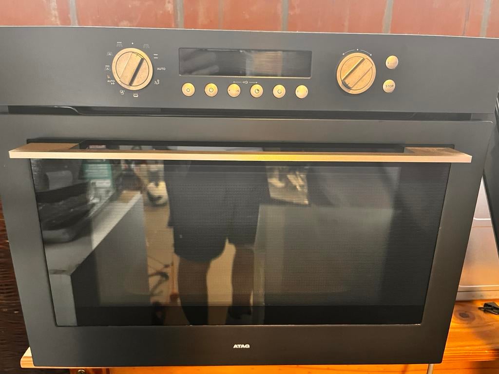 Inbouw combi oven-microgolfoven ATAG, Elektronische apparatuur, Ophalen, Zo goed als nieuw, Inbouw, Oven