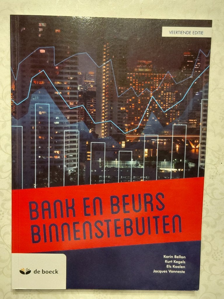 Bank en beurs binnenstebuiten (Veertiende editie), Boeken, Ophalen of Verzenden, Zo goed als nieuw, Hoger Onderwijs, De Boeck