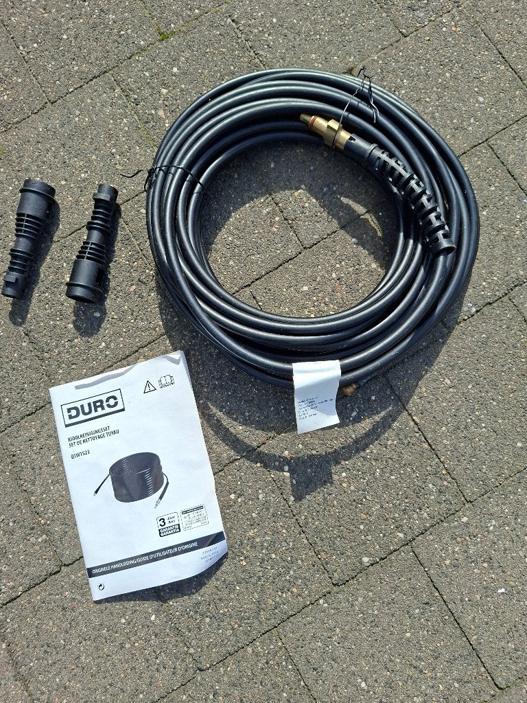 Rioolreinigingsset Duro, Ophalen