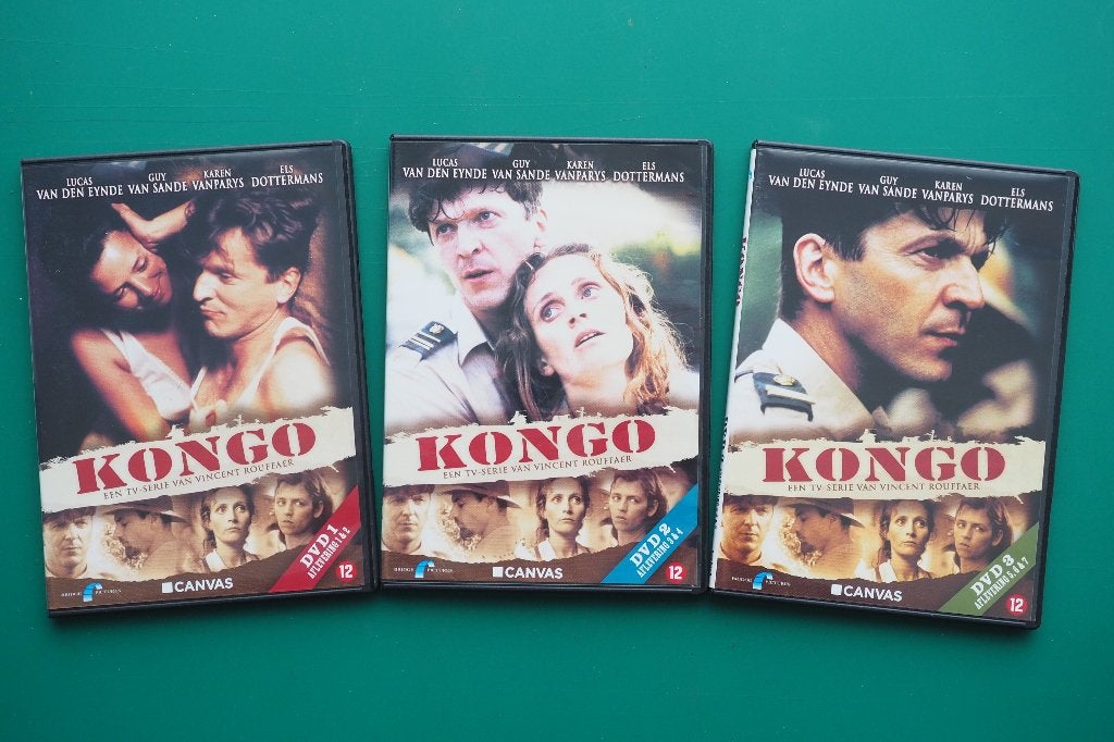 Kongo serie met Lucas van den Eynde, op 3 DVD, CD & DVD, DVD | Drame, Utilisé, Autres genres, À partir de 12 ans, Néerlandais