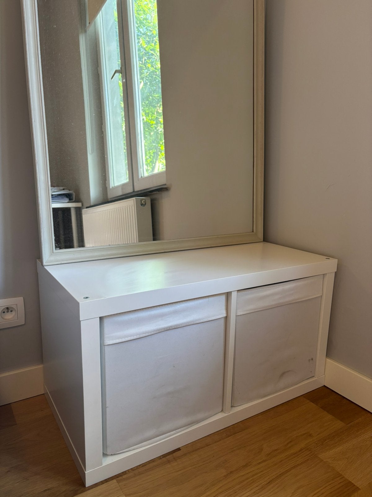 Étagère blanche Kallax Ikea, Maison & Meubles, Enlèvement, Comme neuf