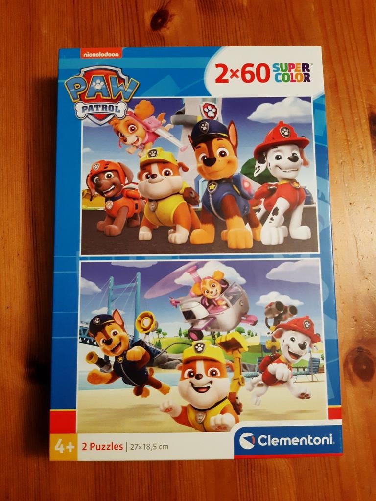 Paw Patrol Puzzel, Ophalen, Meer dan 50 stukjes, Zo goed als nieuw, 4 tot 6 jaar