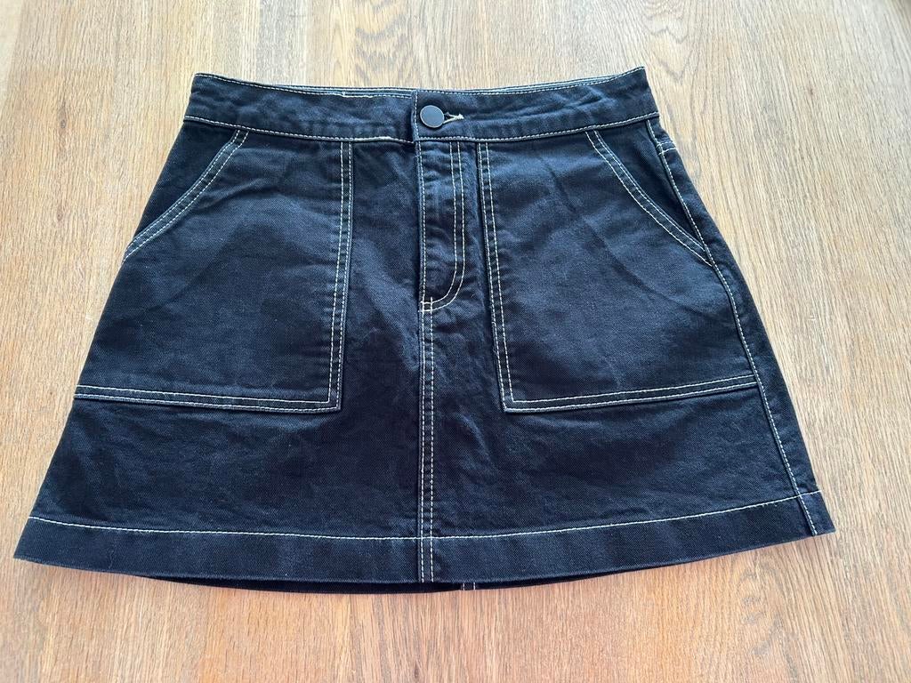 Zwarte mini jeansrok trf collection Zara maat M, Maat 38/40 (M), Zwart, Ophalen of Verzenden, Zo goed als nieuw