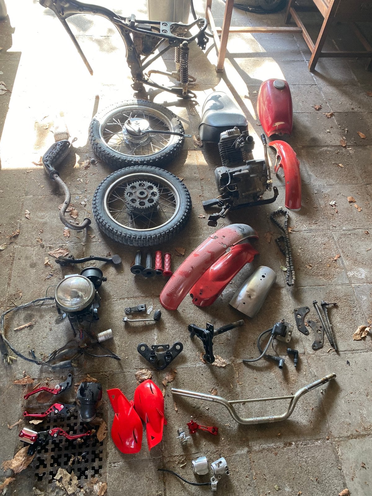 Honda xl 50 onderdelen, Fietsen en Brommers, Brommeronderdelen | Algemeen, Ophalen, Gebruikt, Frame