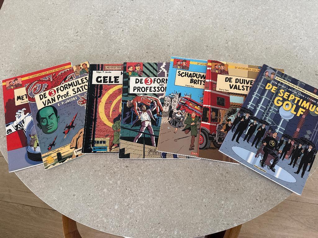 7 strips Blake en Mortimer + het geheim van de zwaardvis, Ophalen