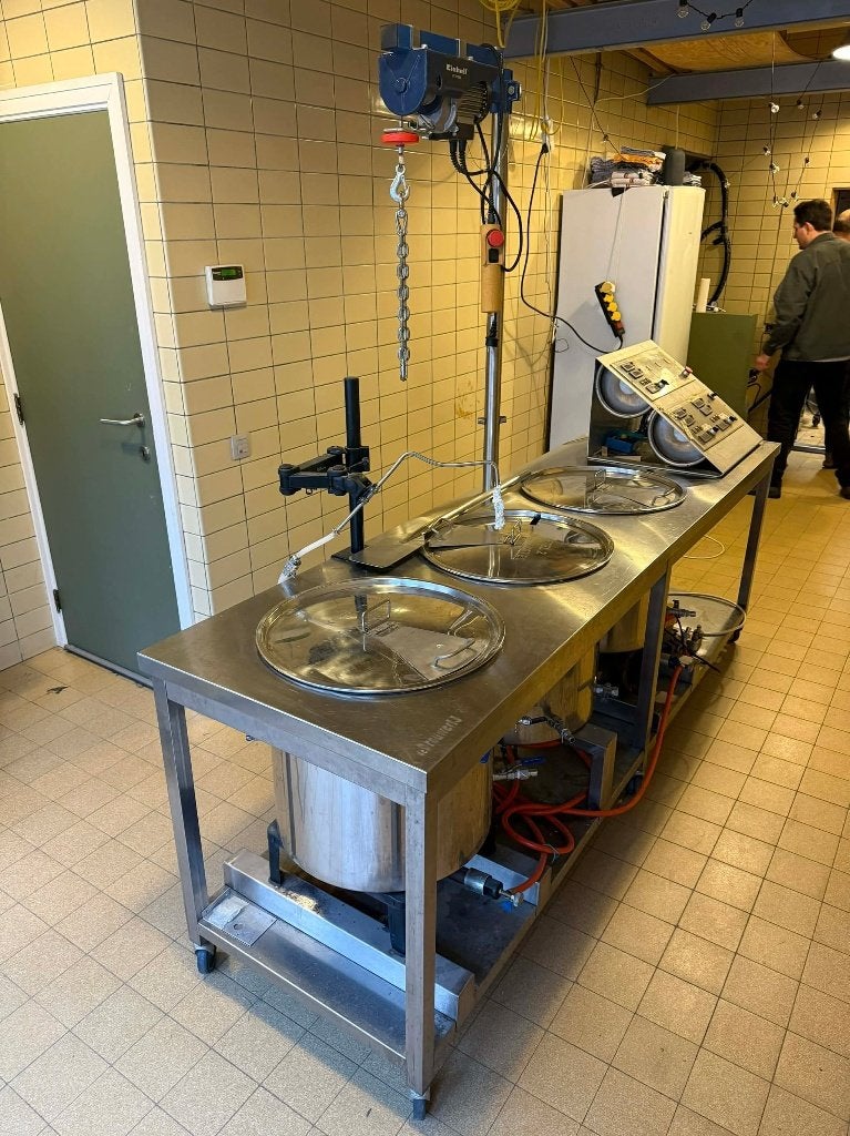 HERMS brouwinstallatie 100l, Enlèvement, Utilisé