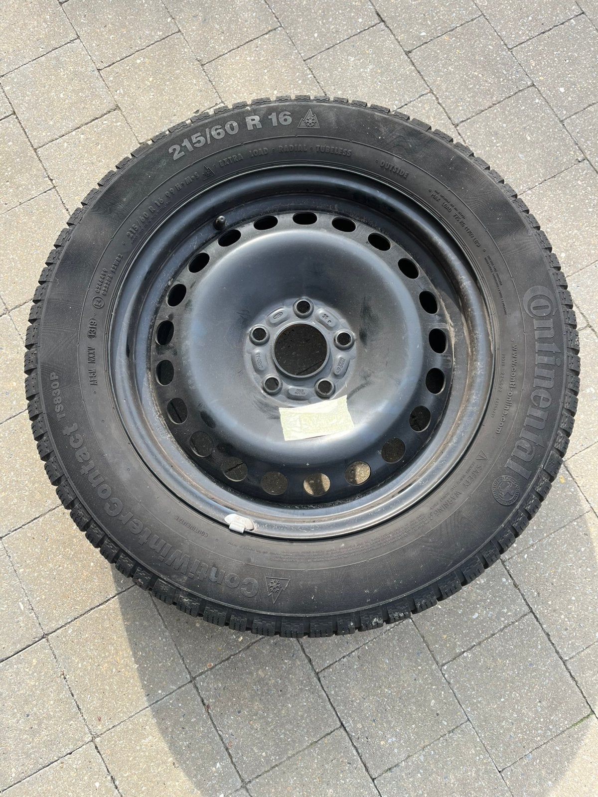 Winterbanden Continental op velg te koop! Ford, Ophalen, Zo goed als nieuw