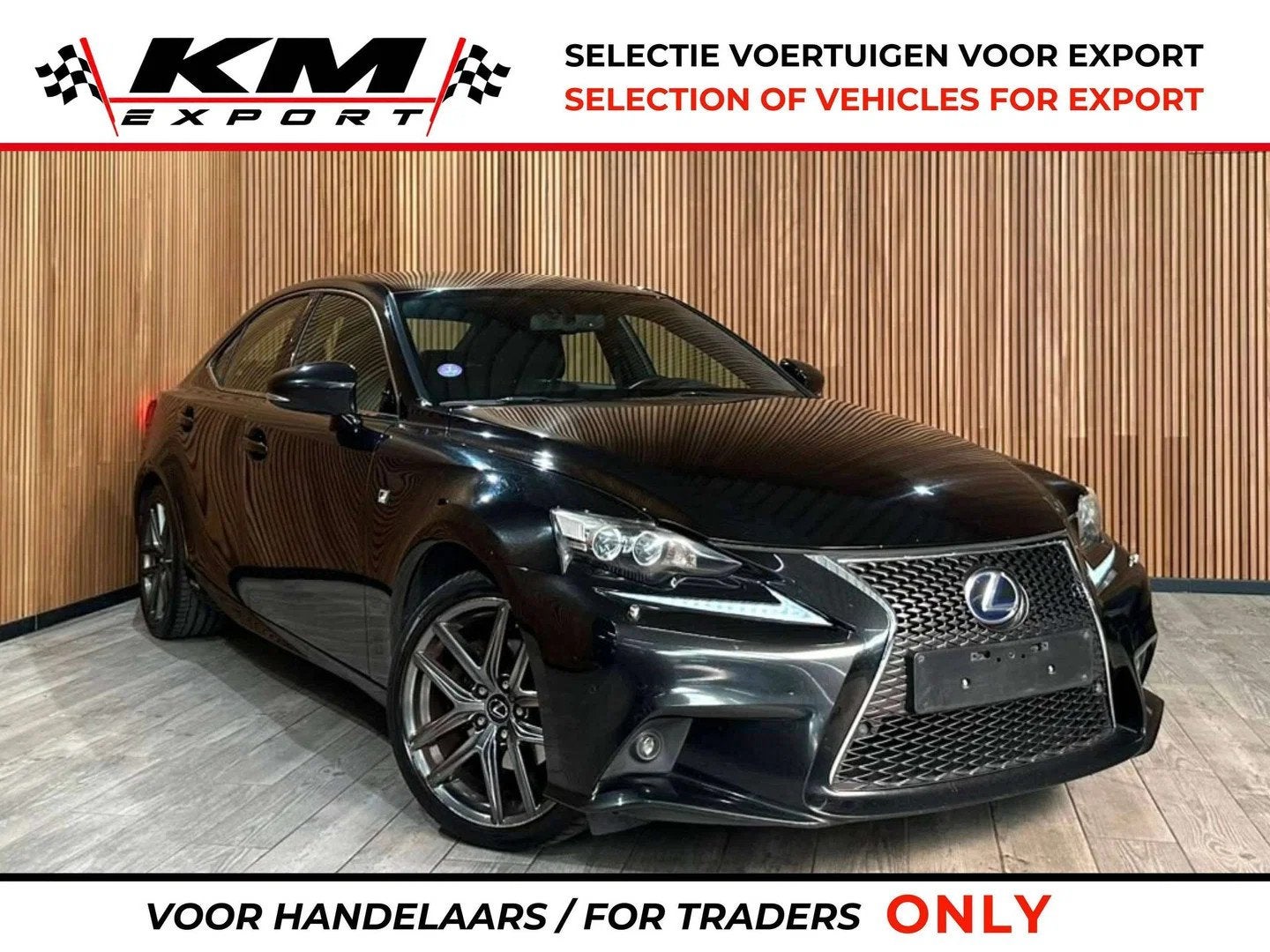 Lexus IS 300 h 2.5i F-Sport E-CVT Led/Leder/Keyless-go/Cam/P, Auto's, Automaat, Parkeersensor, Gebruikt, Zwart