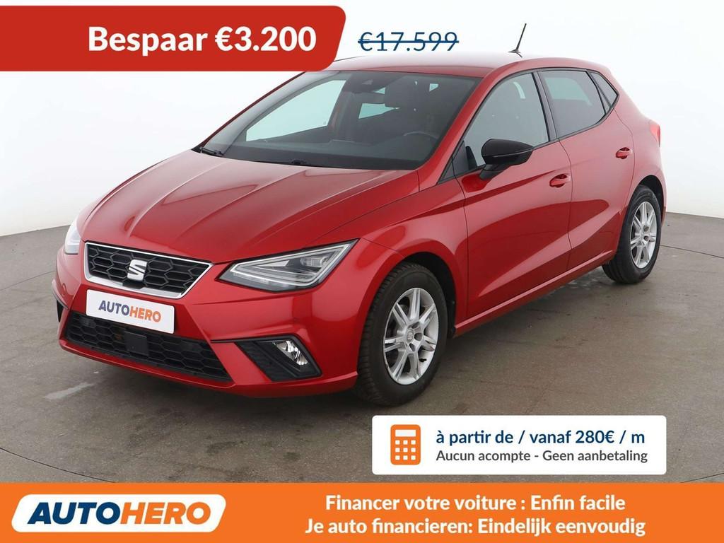SEAT Ibiza 1.0 TSI FR (bj 2023), Auto's, Seat, Voorwielaandrijving, Gebruikt, 5 deurs, 1122 kg