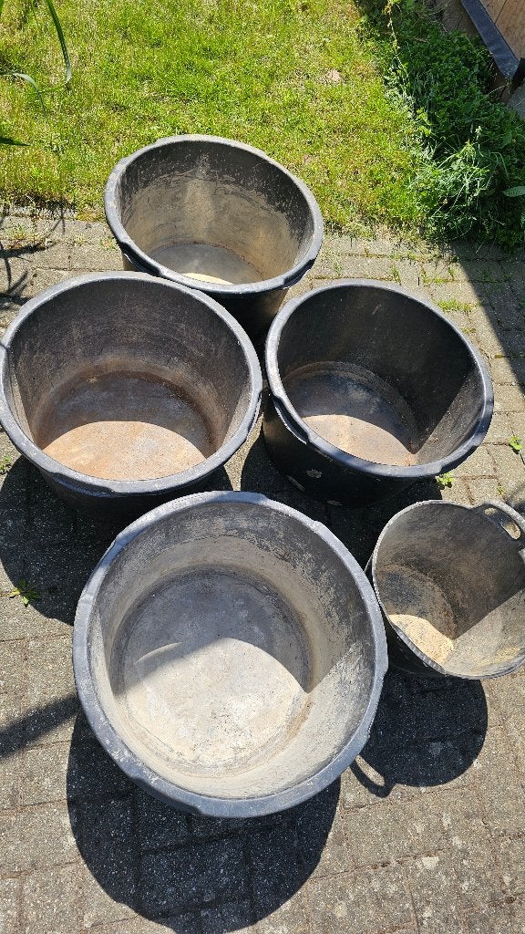 4x Speciekuip metserkuip 90 L - Veelzijdige kuip, Ophalen, Gebruikt