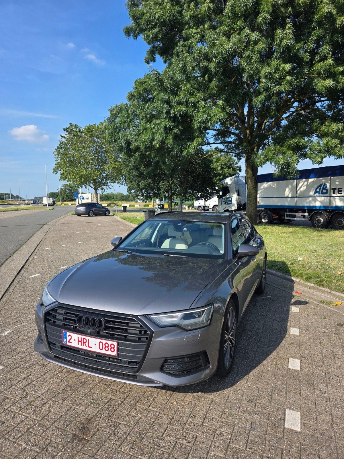 Audi a6 in topstaat te koop, Autos, Cuir, Argent ou Gris, Achat, Euro 6