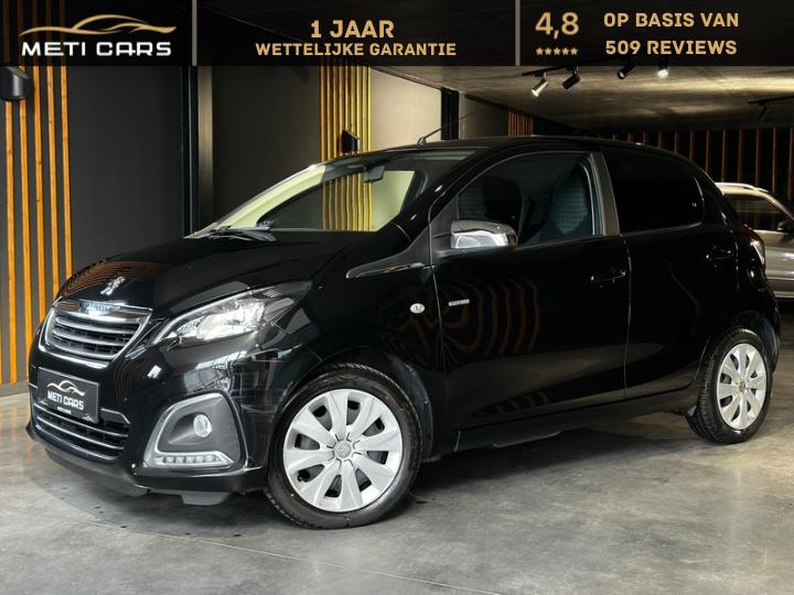 Peugeot 108 1.0 VTi | BT | Cruise | A/C | ..., Auto's, Voorwielaandrijving, Stof, Zwart, Bedrijf