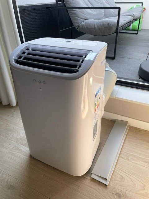 Mobiele airco 12000 Btu, Elektronische apparatuur, Airco's, Ophalen, Koelen en Ontvochtigen, 3 snelheden of meer, Zo goed als nieuw