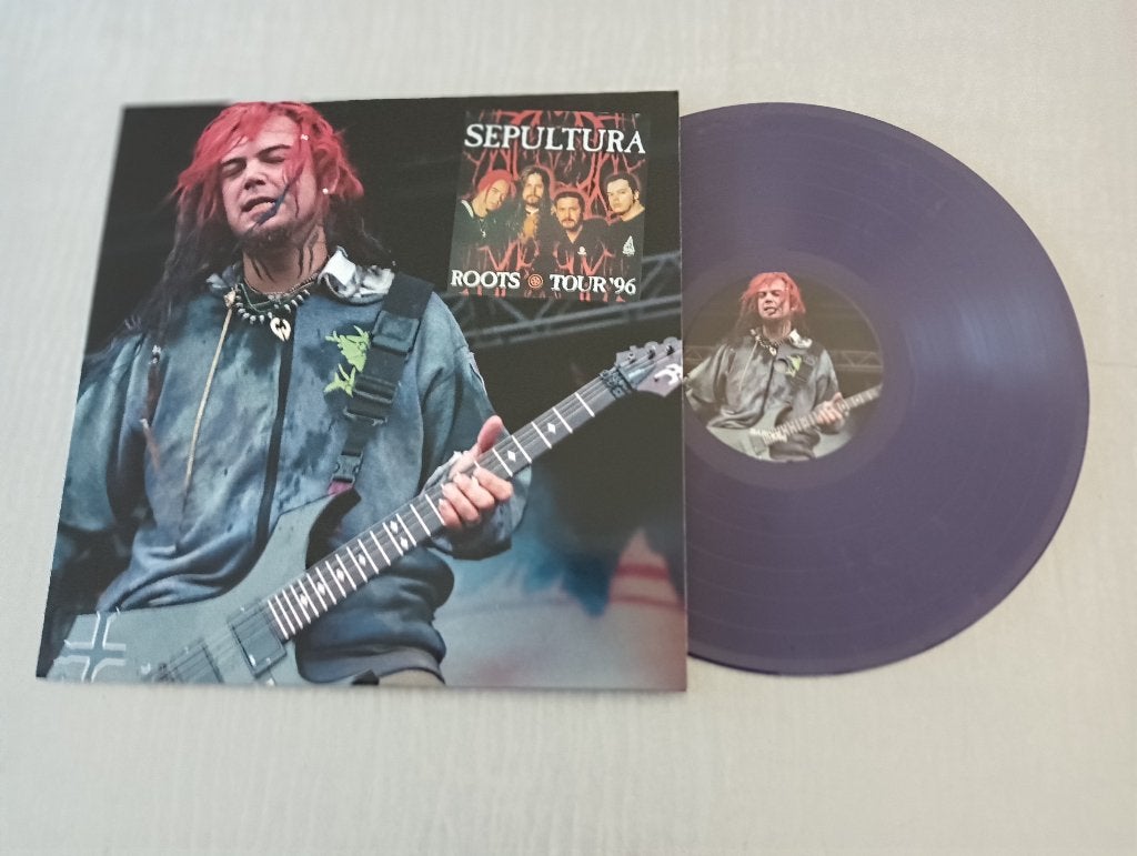 Sepultura  Lp  Roots  Tour '96  purple marbled, Cd's en Dvd's, Fotohoes, Ophalen of Verzenden, Zo goed als nieuw