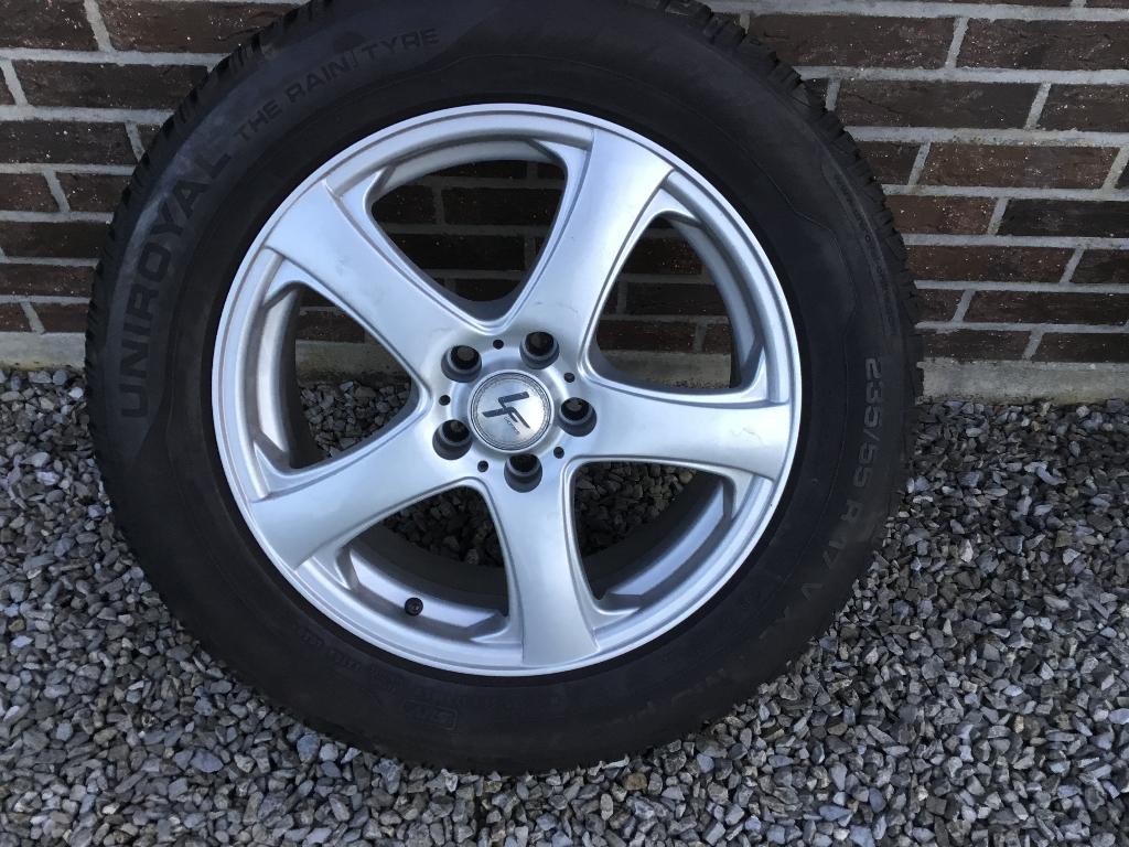 Te koop banden op velg, Auto-onderdelen, Banden en Velgen, Ophalen, Gebruikt, All Season, Band(en)