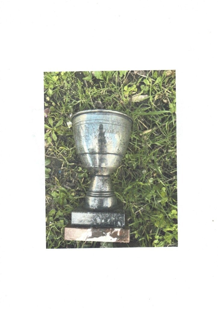 OUDE TROFEE BEKER EKLA, Ophalen of Verzenden, Zo goed als nieuw, Overige typen