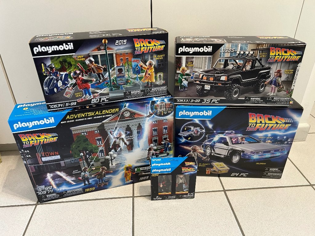 Back to the Future Playmobil playsets (nieuw), Ophalen of Verzenden, Nieuw, Complete set