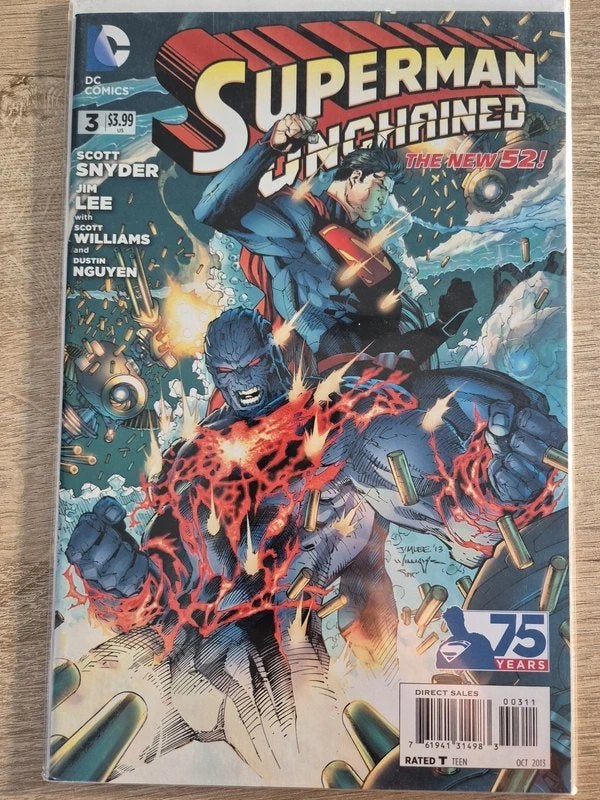 Superman Unchained #3 DC Comic, Livres, BD | Comics, Neuf, Enlèvement ou Envoi, Comics, Europe