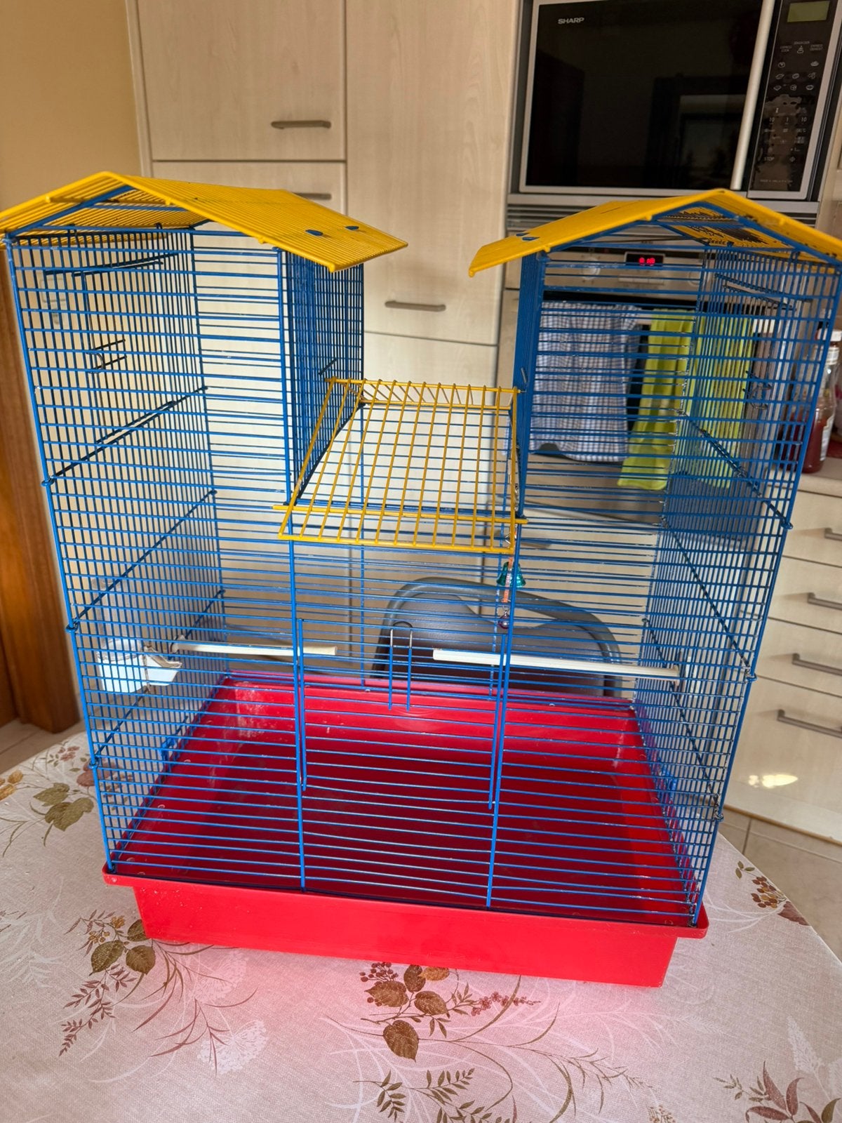 Vogel/ hamster kooi, Dieren en Toebehoren, Knaagdieren en Konijnen | Hokken en Kooien, Ophalen, Zo goed als nieuw, Kooi, Hamster