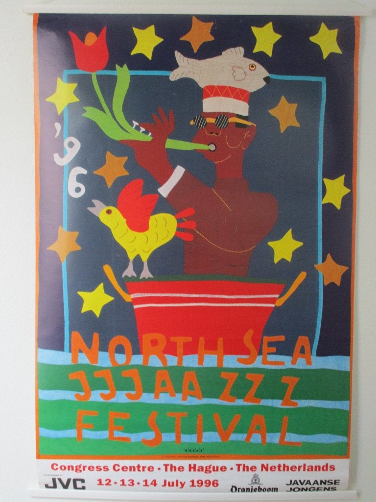 posters north sea festival, Verzamelen, Posters, Ophalen, Gebruikt, Rechthoekig Staand, Muziek