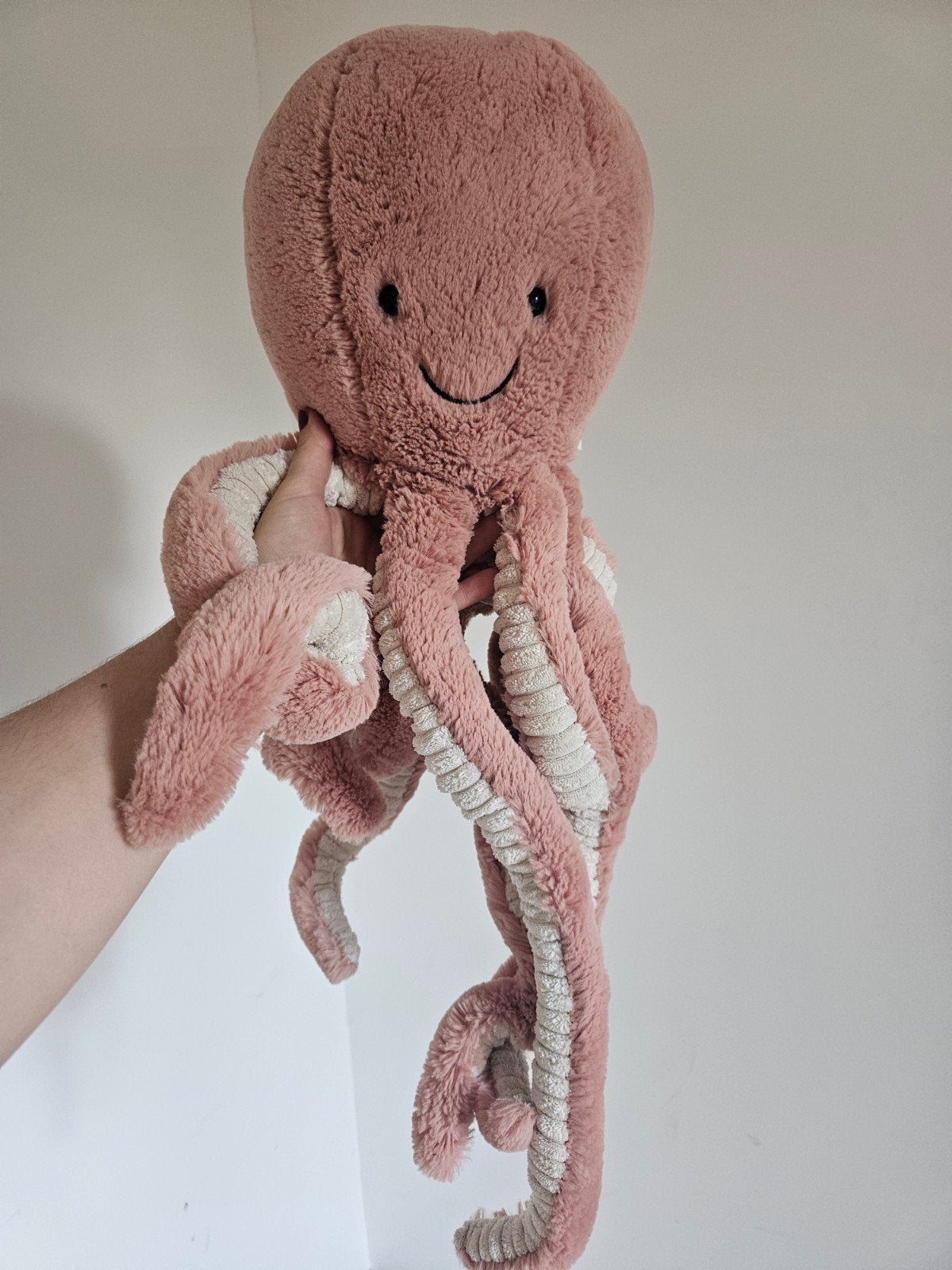 Jellycat octopus, Jellycat, Autres types, Rose, Comme neuf
