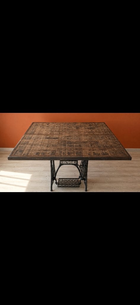 Eettafel, Ophalen, Overige materialen, Vierkant, Zo goed als nieuw