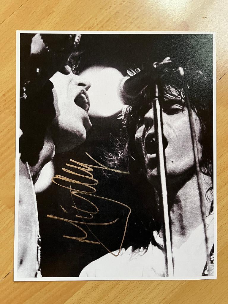 Rolling Stones Mick Jagger GESIGNEERD!, Ophalen of Verzenden