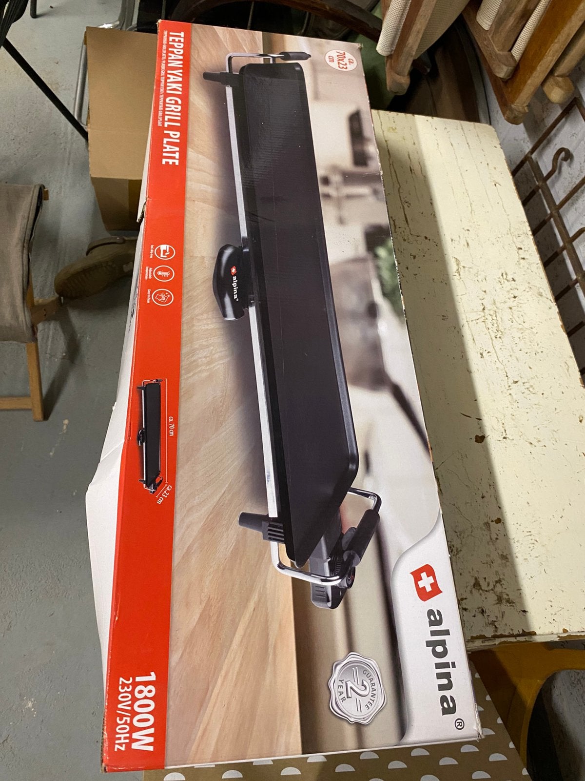Plancha  electrique XL, Electroménager, Enlèvement, Comme neuf, Gril de table