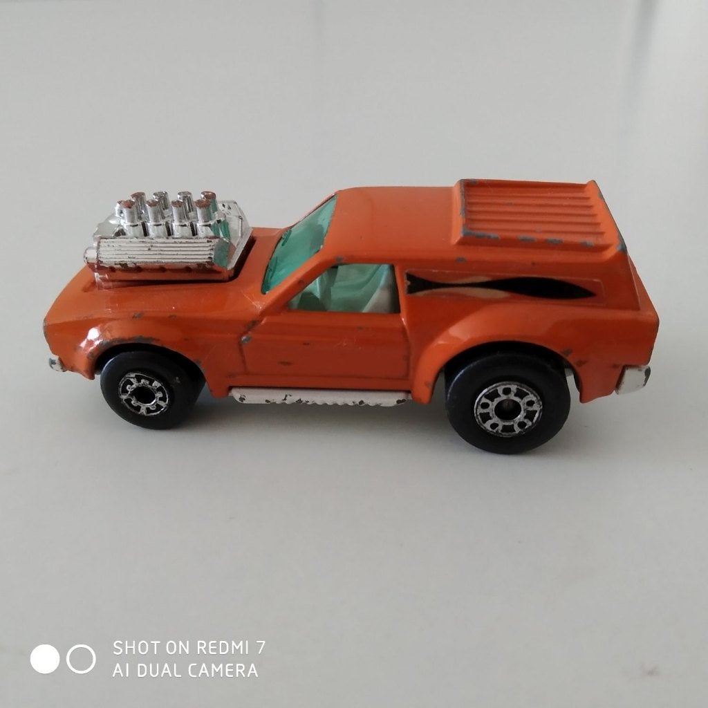 Matchbox Superfast 34 Vantastic Ford Mustang Boss uit 1975, Ophalen of Verzenden, Gebruikt, Auto