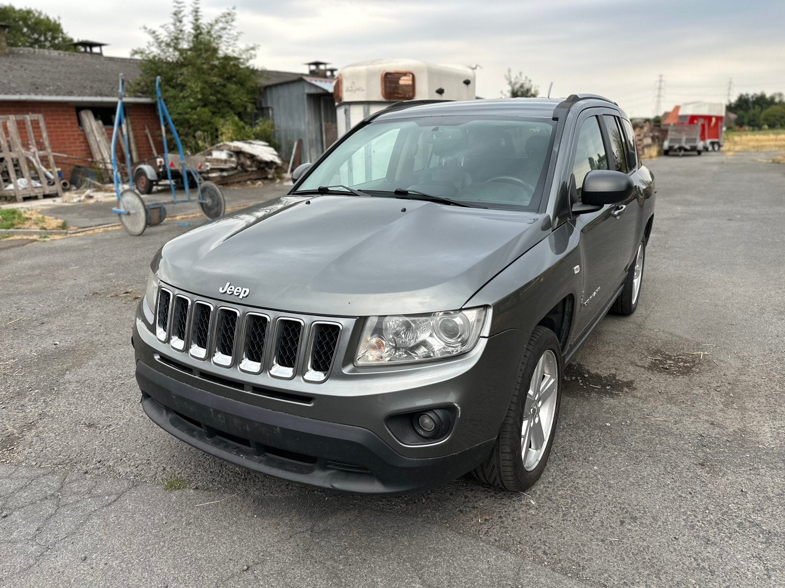 Jeep compass 2.2 CDR 2012 236.000km euro 5, Auto's, 100 kW, Zwart, Particulier, 2 zetels