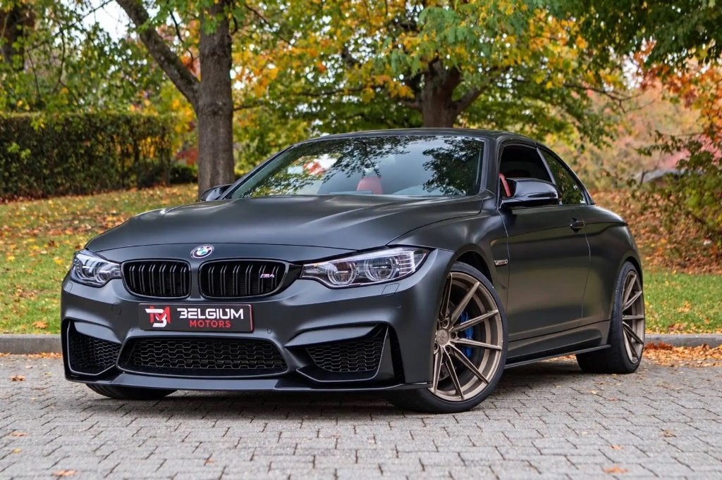 BMW M4 Cabriolet DKG - Frozen Black - CarPlay - 360, Autos, Cuir, Achat, Euro 6, Entreprise