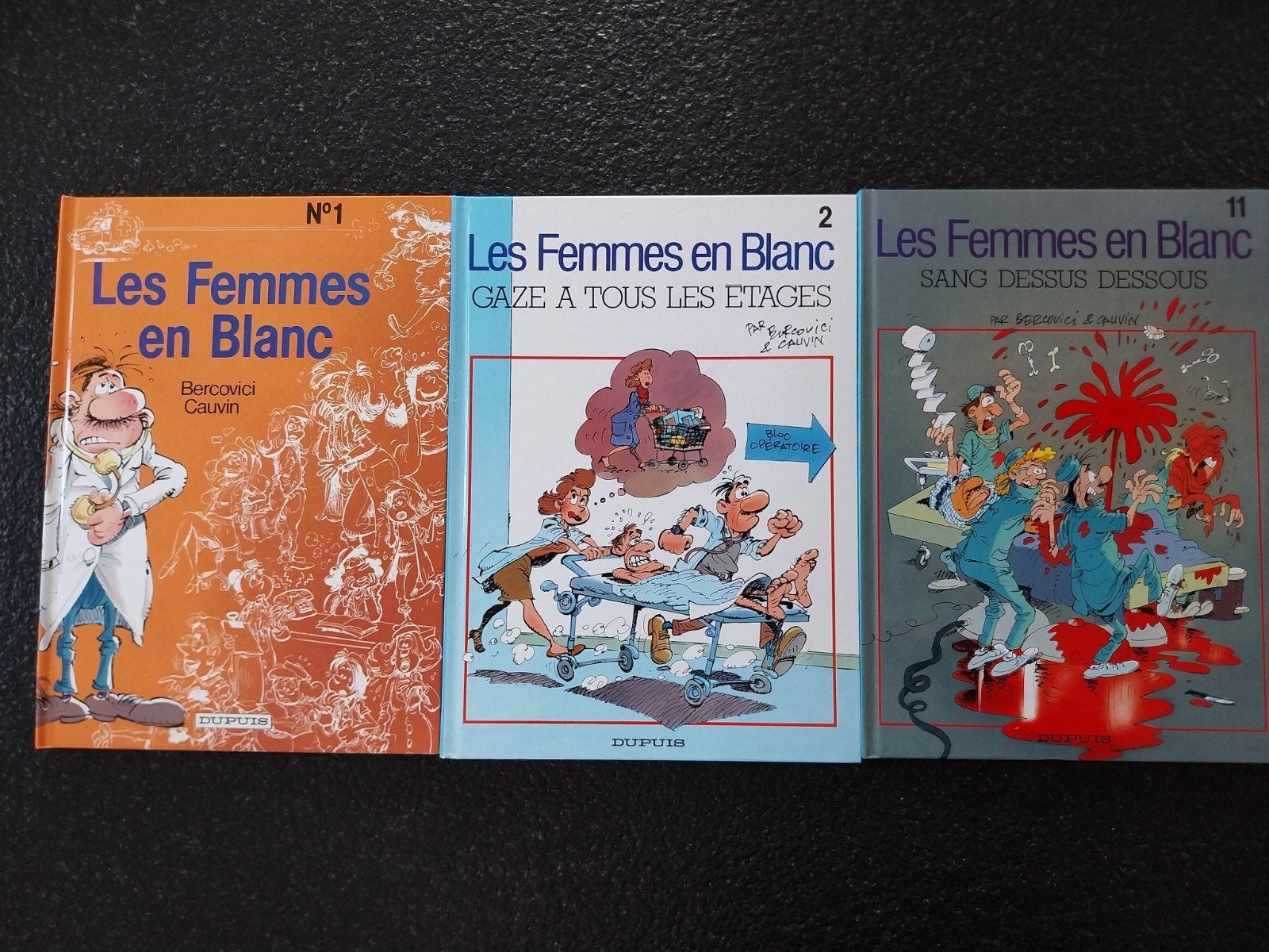 3 BD, Livres, Plusieurs BD, Comme neuf, Bercovici & Cauvin, Enlèvement ou Envoi