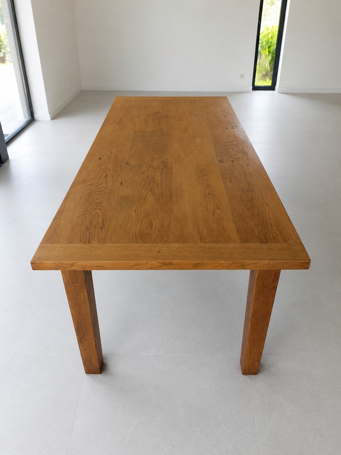 Licht eiken eettafel, Enlèvement
