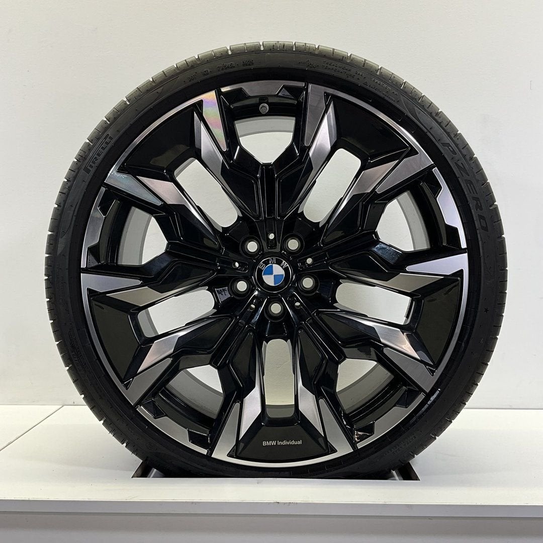 BMW 5 SERIE G60 G61 BREEDSET VELGEN + ZOMERBANDEN 21 INCH OR, Gebruikt, 255 mm, -, -