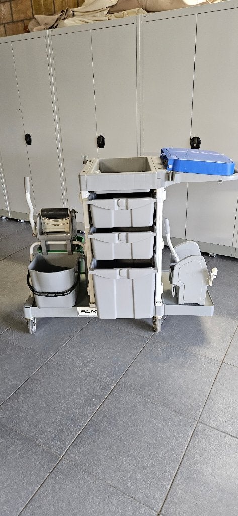 Boma Professionele schoonmaaktrolley, Ophalen, Dweilemmer, -bak, of -wagen