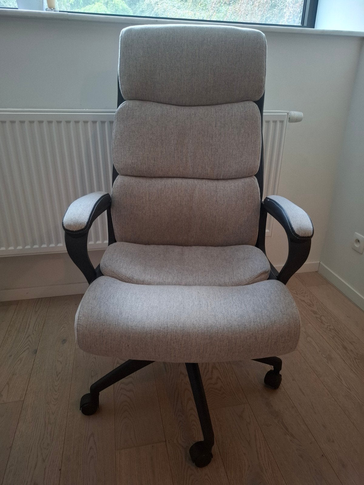 bureau stoel, Enlèvement, Comme neuf, Gris, Chaise de bureau