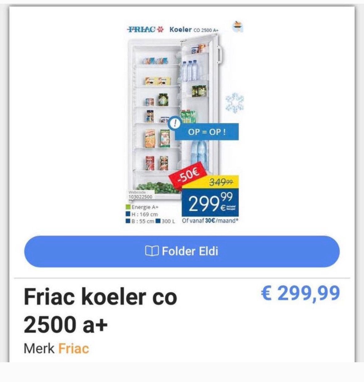 Koelkast, Enlèvement, Utilisé