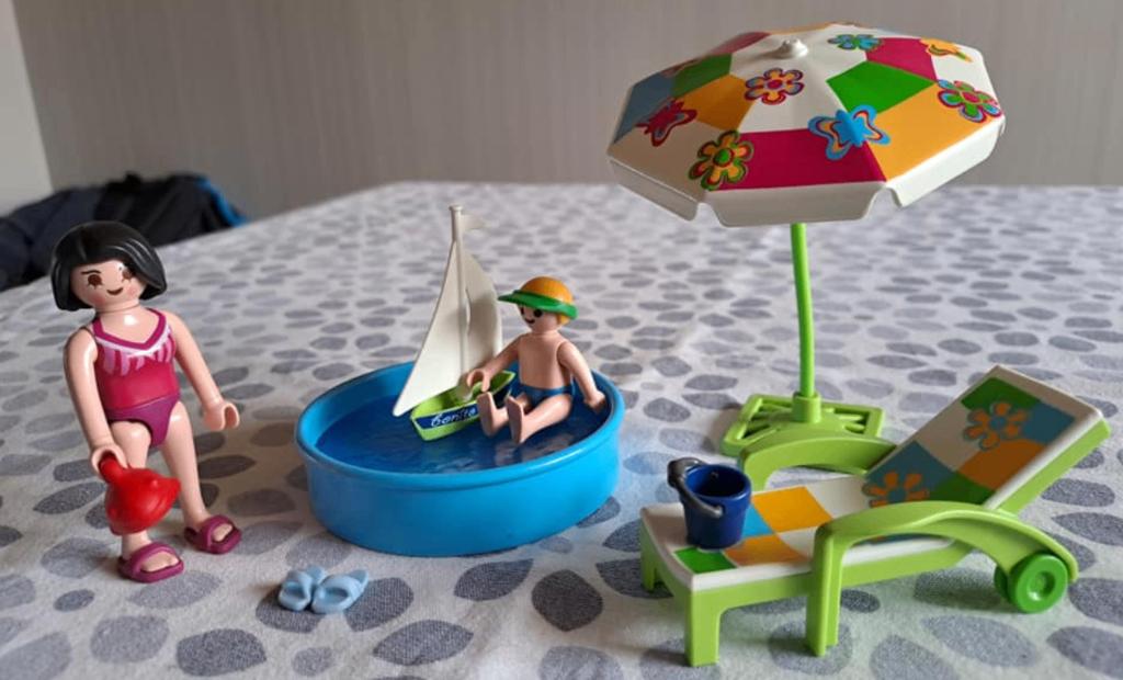 Playmobil 4864 - piscine pour enfants, Enlèvement ou Envoi, Utilisé, Ensemble complet
