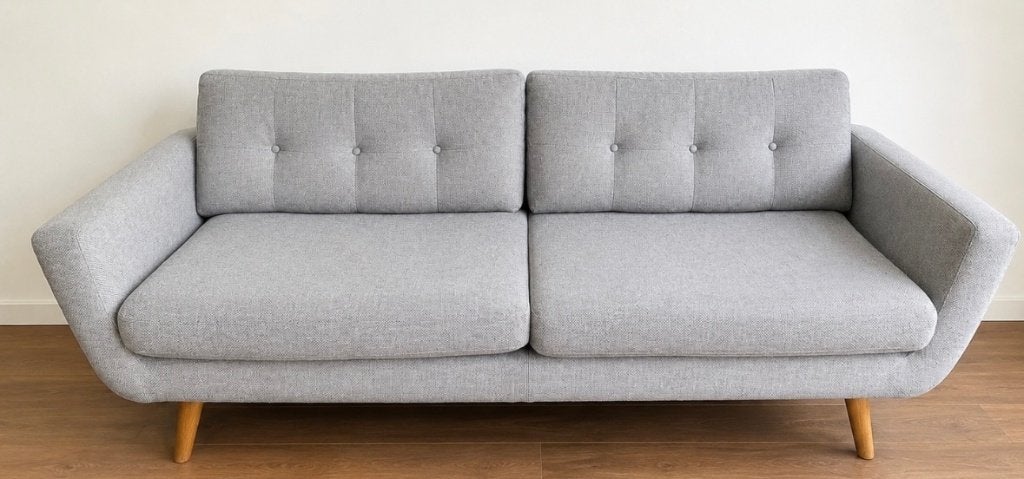 Canapé 3 places Sofa Company – Gris clair, Maison & Meubles, Trois personnes, Banc droit, Enlèvement, Utilisé