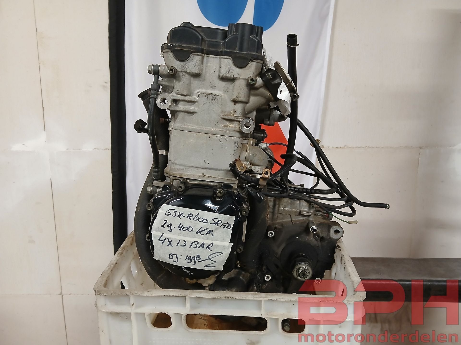 Motorblok Suzuki GSX-R 600 SRAD 1997 t/m 2000 engine motor G, -, -, Enlèvement, Utilisé